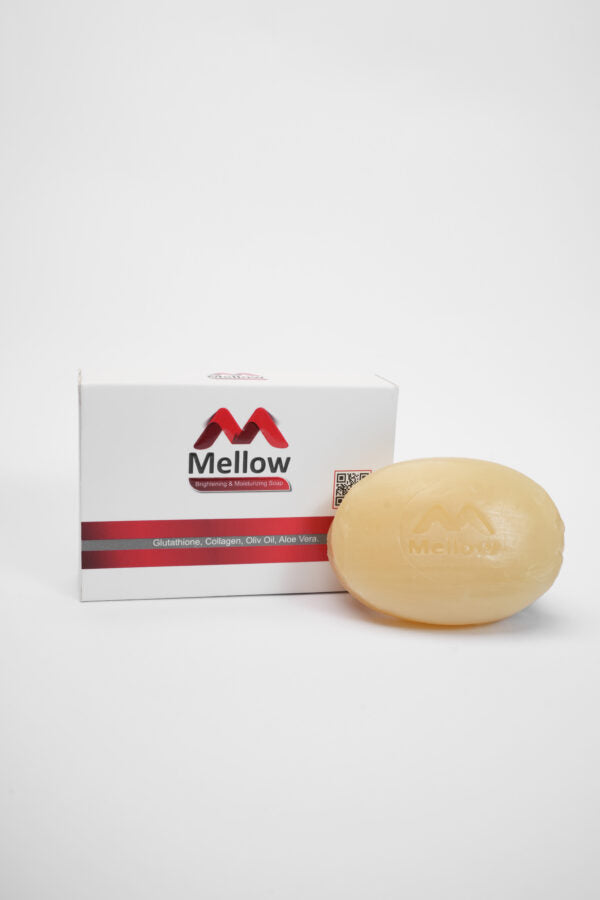 Mellow Moisturizing & Cleansing Soap – Collagen, Olive Oil & Aloe Vera Formula | Deep Hydration & Gentle Skin Cleanser (75g)