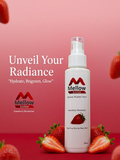 Mellow Strawberry Hydrating Lotion – Deep Hydration & Natural Glow | 100ml